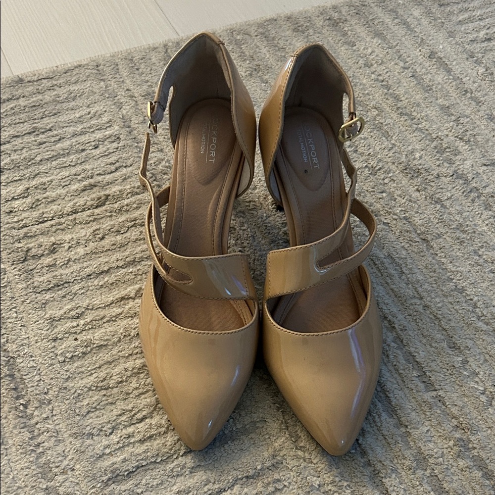 Rockport Tan Strappy Heels